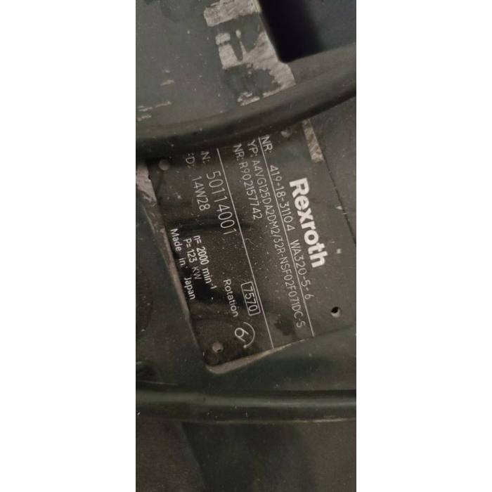 419-18-31104 W320-5 W320-6 Гидравлический насос A4VG125DA2DM2