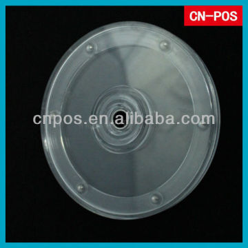 supermarket transparent display turntables