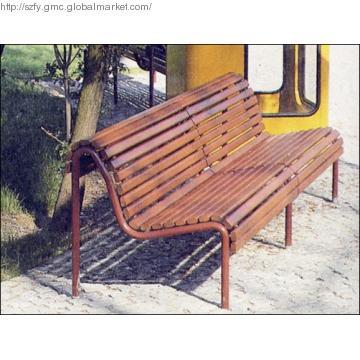 Park Bench, WPC Furniture, HDPE Recycling Plastic Wood Product