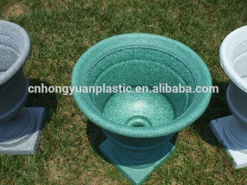 High quality plastic flowerpot rotomolding PE flowerpot