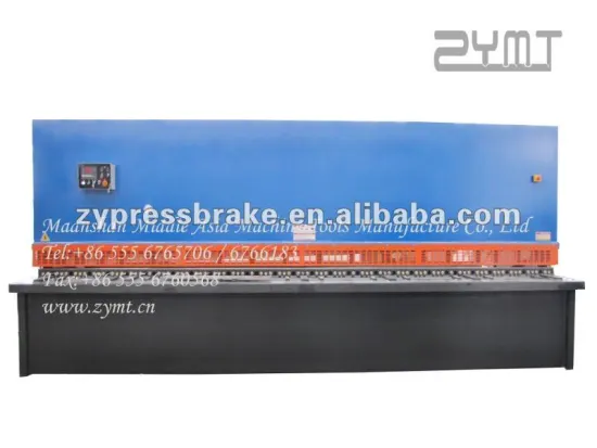 QC12Y-16X6000 Hydraulic Shearing Machine with E10