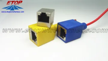 RJ45 Molded Connector Without Screw