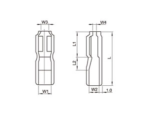 Vaina protectora de bloqueo suave vertical