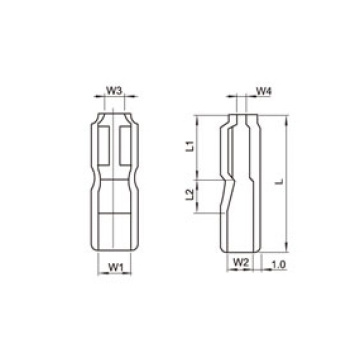 Vaina protectora de bloqueo suave vertical