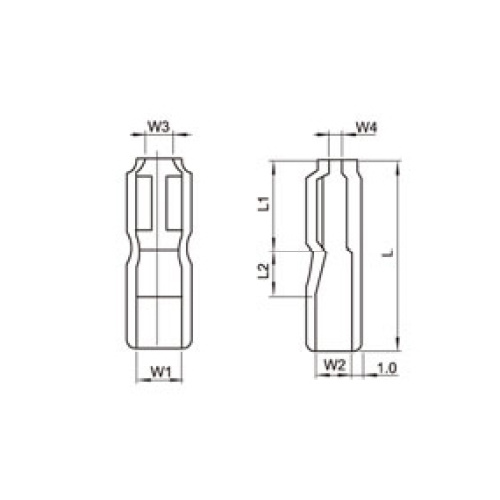 Vaina protectora de bloqueo suave vertical