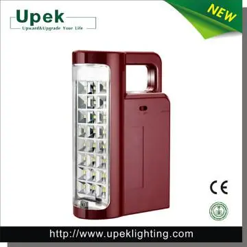Portabele rechargeable led emergency light with lead-acid Battery