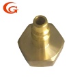 Porcas de latão duráveis ​​para aplicações em válvulas de gás