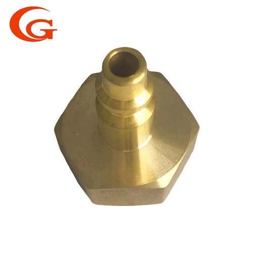 Porcas de latão duráveis ​​para aplicações em válvulas de gás