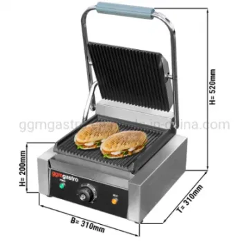 Hot Sale Panini Contact Sandwich Grill Press Maker Electric BBQ Grill