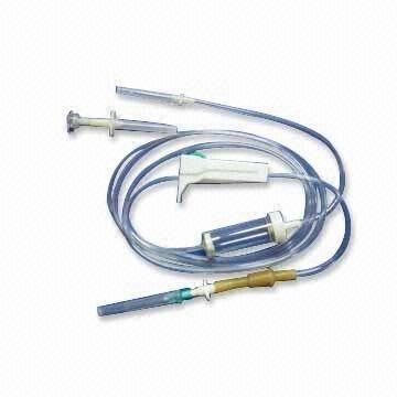 Infusion Set with Luer-lock or Slip Connector, Includes Solution Filter, Flow Regulator