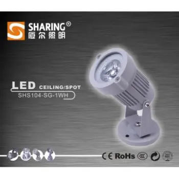 High Quality Aluminum 1X3W  LED Ceiling Light