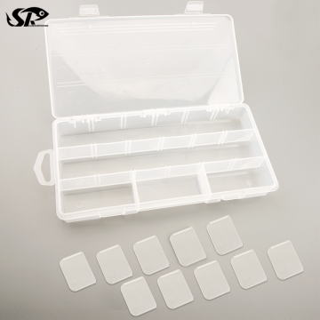 WATERPROOF FISHING TACKLE BOX PP PLASTIC LURE STORAGE BOX
