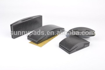 125*70MM molded ridgid plastic Hand Sanding pads for abrasive paper