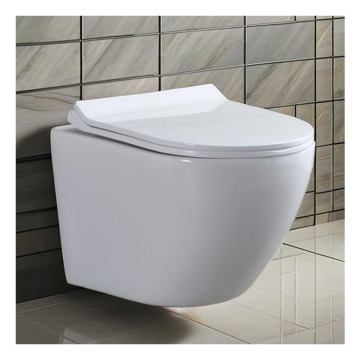 Bathroom Wall Hanging Ceramic Toilet - Floating Wall-Mounted WC