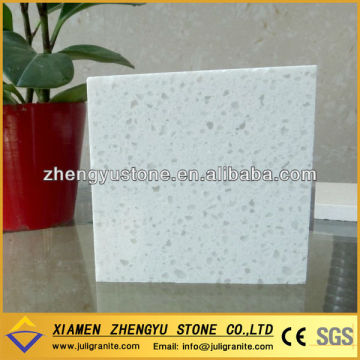 High quality artificial white quartz stone for kitchen floor tile