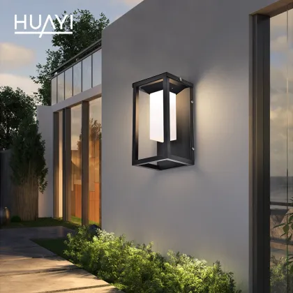 HUAYI China Wholesale LED Solar Wall Lamps
