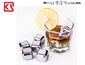 4pcs stainless steel cube set