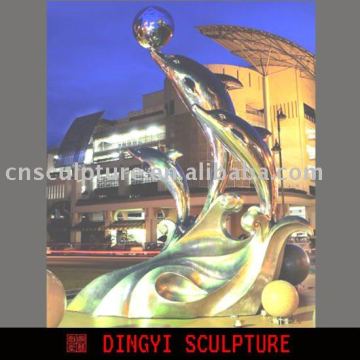 garden sculpture,dolphin sculpture