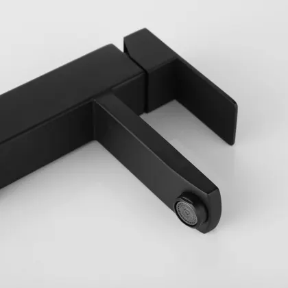 Black Brass Single Handle Vanity Sink Mixer Faucet ODM OEM Bathroom Basin Tap