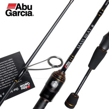 Abugarcia Fishing Reel and Rod Combo: 168 mm, 183 mm, 198 mm de pêche en eau salée avec tige de carbone