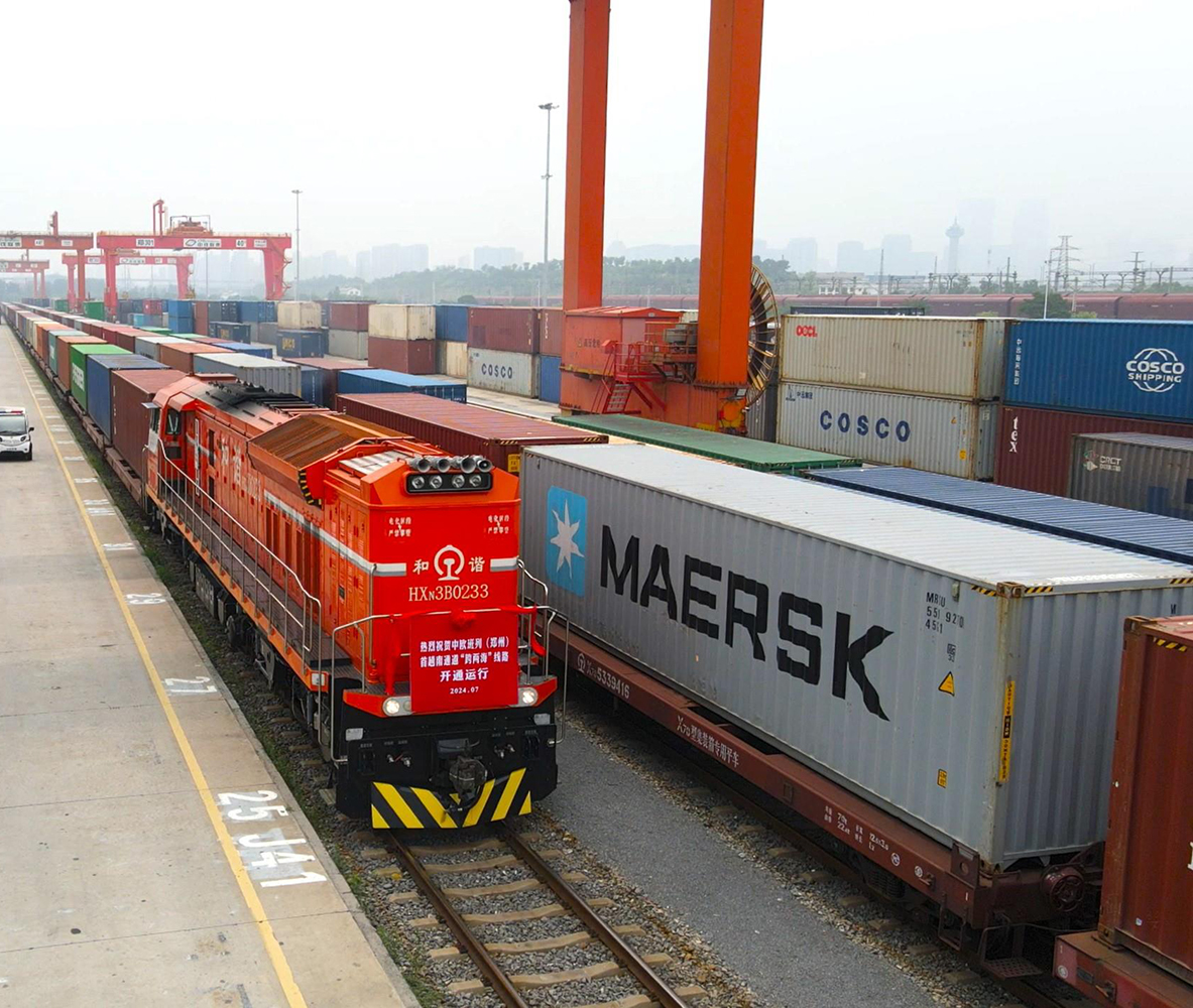 Train loading station for logistics and transportation companies