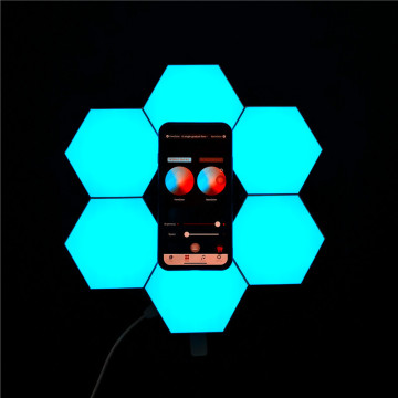 Factory Prijs Indoor RGB LED -paneel Licht met app -besturingselement voor Wandkamer Wandlampen