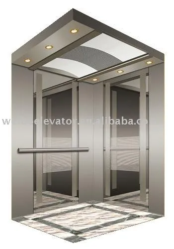 Mirror & Etched decoration Passenger Elevator