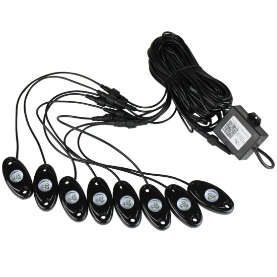 Bluetooth Control IP68 RGBW LED Rock Lights with CREE Chip - 4 Pot/8 Pot Under Car