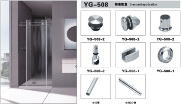 Bathroom Sliding Glass Door Hanging System Yg-508