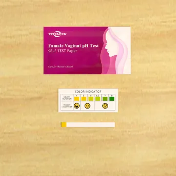Women vaginal pH test strips paper