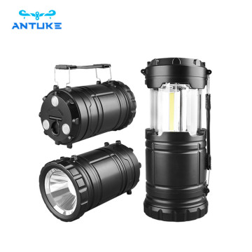 Configurable Retractable LED Camping Light with Magnet and Hook, 350 Lumens