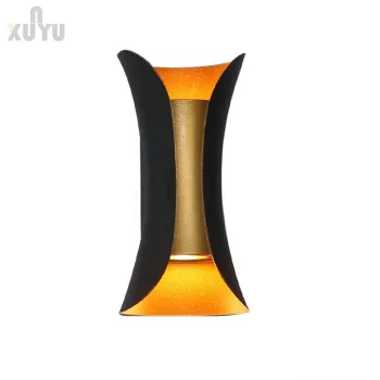 2022 New Design Sand Black IP65 Waterproof LED Wall Lamps for Corridor