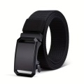 Tali Pinggang Tenun Nilon Auto-Buckle Tanpa Gigi