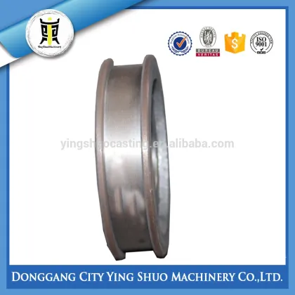Casting Technics iron flat belt pulley