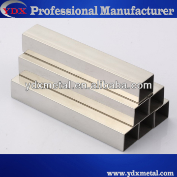Square tubing in stainless steel material