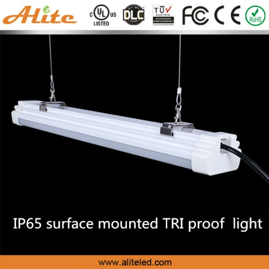 2017 hot sale IP 65 waterproof 4 feet 36w sensor tri prioof light with CE ROHS EMC TUV UL CUL DLC approved