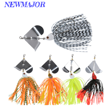 NEWMAJOR Metal Spinner Baits 13.5g Spinning Spoon Lure for Bass Fishing