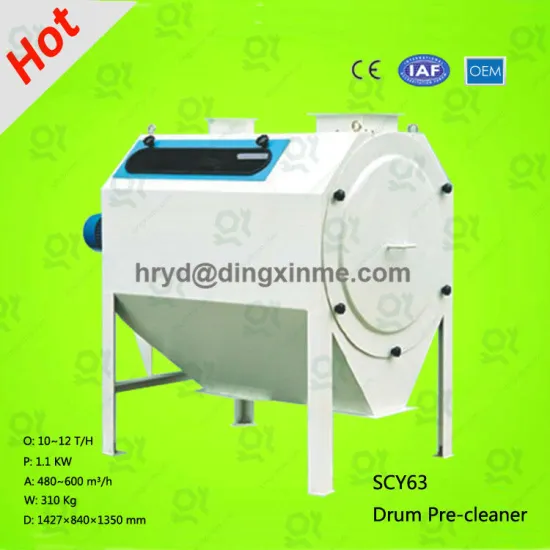 Best Quality 7 ton paddy precleaning Drum Sieves