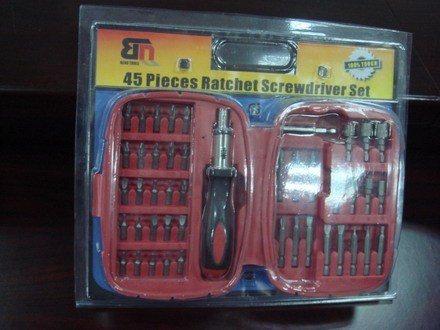 Selling Well All Over The World 45Pcs Rachet Screwdriver Set