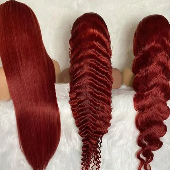Brazilian Mink Virgin Human Hair Deep Wave Curly 13*4 lace frontal HD Lace Front Braided Long Wigs with Baby Hair