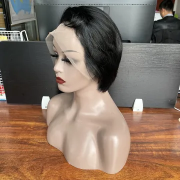 short lace frontal pixie cut wig human hair,wigs 100 human hair lace front wig for black women