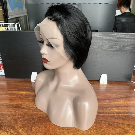 short lace frontal pixie cut wig human hair,wigs 100 human hair lace front wig for black women