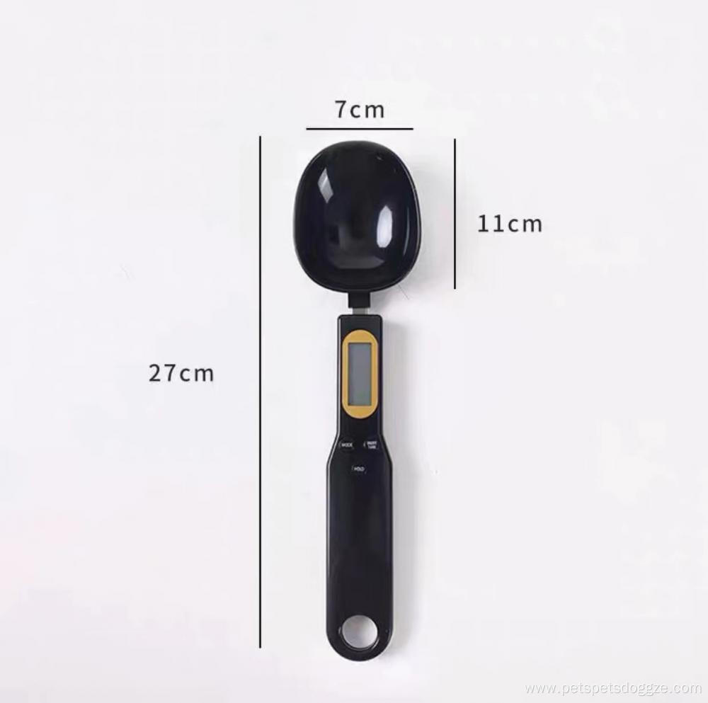 Pet electronic food weighing spoon product