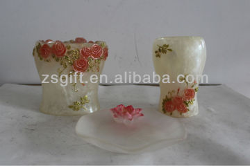 charming wholesale polyresin bathroom product sets