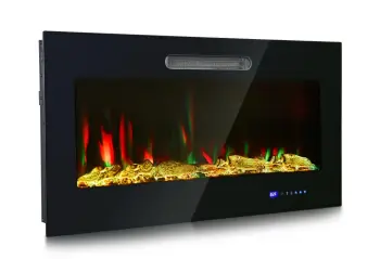 36 Inch Fireplace Wall Mounted or Recessed