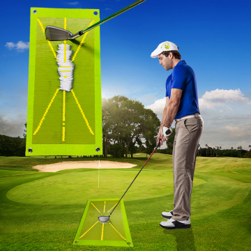 2023 Golf Swing Track Mat: Mini Training Aid for Improved Swing Path and Detection