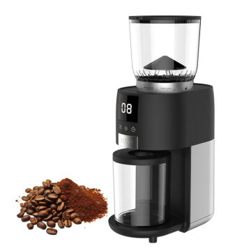 Compact Electric Coffee Grinder and Espresso Machine for Portable Use
