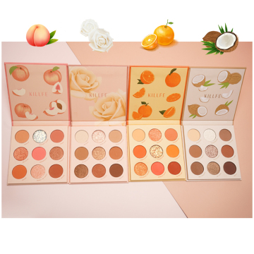 High-Quality 9-Color Eyeshadow Palette: Vegan, Pigmented, Matte & Glitter Finish