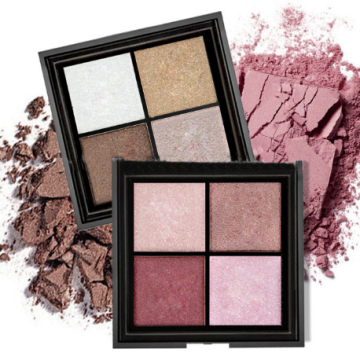 Wholesale OEM 4-Color Eyeshadow Palette - Small Size & Private Label