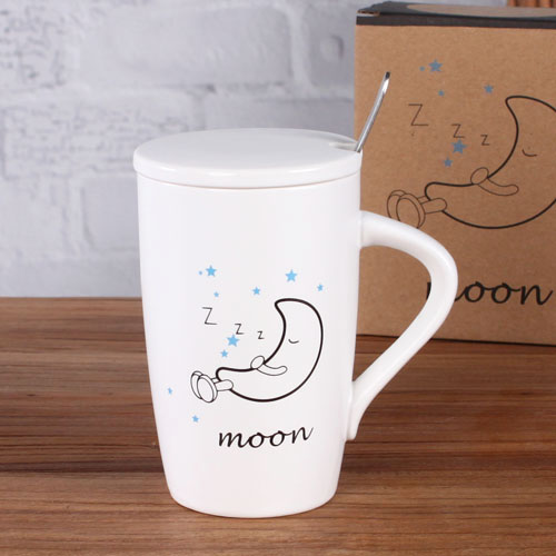 moon and star coffee mug